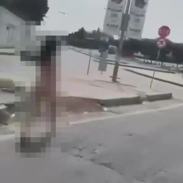 Başakşehir'de sokakta çırılçıplak yürüdü