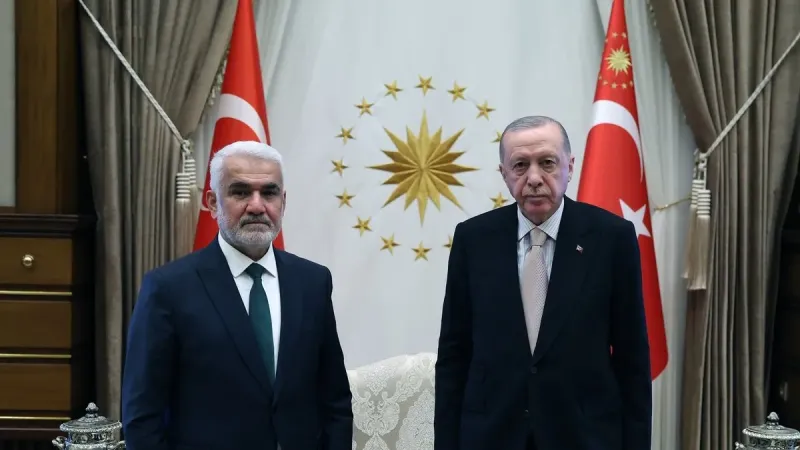 Külliye'de sürpriz kabul! Başkan Erdoğan HÜDA PAR Genel Başkanı Zekeriya Yapıcıoğlu ile görüştü