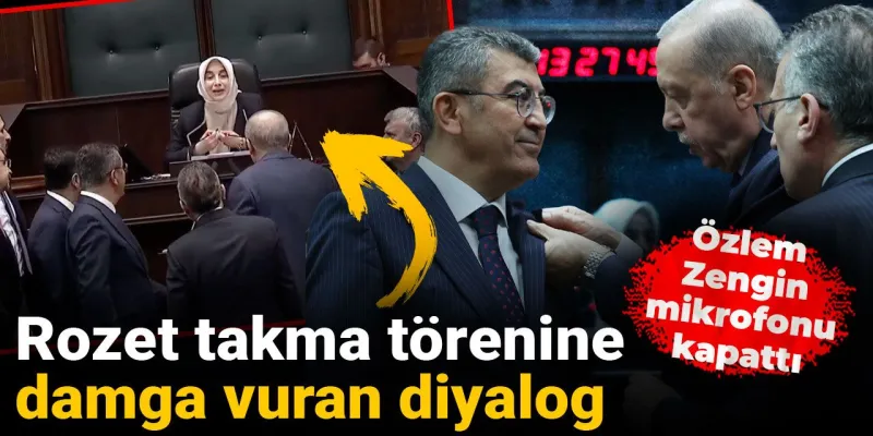 Erdoğan'dan Şaşırtan Soru: Rozeti Taktı, Partisini Unuttu!