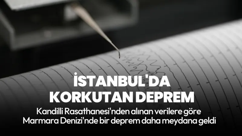 İstanbul Sallandı! 3.4 Şiddetinde Deprem Panik Yarattı!