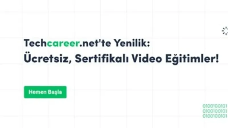 Yazılıma Meraklı Mısınız? Techcareer ile Kariyerinize Yön Verin!