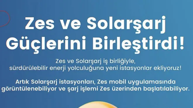 Zes ve Solarşarj Birleşti! Elektrikli Araç Sahipleri Sevinecek!
