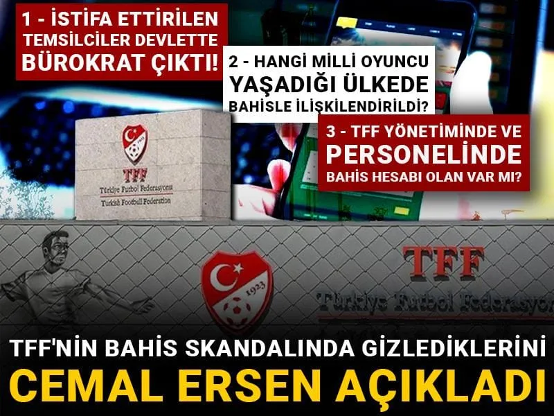 Bahis Skandalında Şok İddia! TFF Neyi Gizliyor?